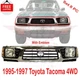 New Grille Headlights Corner Lights Filler Emblem 8P For 95-97 Toyota Tacoma 4WD
