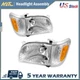Headlight Assembly Set For 2001-2004 Toyota Tacoma Halogen Left and Right Chrome