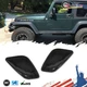 2x Smoked Fender Corner Signal Side Marker Lights For 1997-2006 Jeep Wrangler TJ
