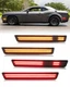 4PCS Front Rear Dynamic LED Side Marker Lights For 2015-2023 Dodge Challenger
