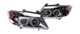 SPEC-D TUNING LED Strip Projector Headlights Compatible with 2006-2008 BMW E9...