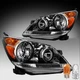  For 2008-2010 Honda Odyssey Halogen Amber Corner Headlights Assembly 