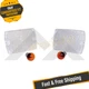 Crown Automotive RT28012 Clear Parking Light Kit for 1987-1993 Jeep Wrangler YJ