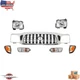 Fits 2001-2004 Toyota Tacoma Front Grille Signal Light Headlight Side Marker 7PC Fits 2001-2004 Toyota Tacoma Front Grille Signal Light Headlight Side Marker 7PC