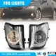 Pair for 2006-2010 LEXUS IS250 IS350 Clear Lens Halogen Front Fog Lights Lamps