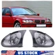Pair Turn Signal Lights Corner Light Black For 2002-2005 BMW E46 3-SERIES Sedan