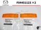 Mazda FC3S FC3C RX7 RX-7 Front Side Marker Turn Signal p Lens Genuine Front