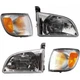 Headlight Lamp  Left-and-Right Left & Right for Toyota Sienna 1998-2000