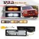 Clear Switchback Amber LED Parking Signal Light for 88-98 Chevy/GMC C/K1500/2500
