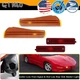 4PCS Amber Bumper Signal+Side Marker For 1993-1997 Pontiac Firebird/Trans AM LS1