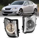 Pair Fog Lights For 2006-2010 Lexus IS250 IS350 Front Bumper Lamps Clear Lens