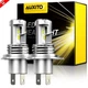 AUXITO H4 HB2 9003 60W 12000LM LED Bulbs Headlight Kit Clear White Super Bright