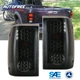 LED Tail Lights Pair For 1993-1997 Ford Ranger Rear Brake Lamps Black Smoke Lens