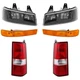 Tail Light Lamp  Left-and-Right for Chevy SaVana Express Van Left & Right 2500