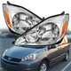 Headlights Assembly For Toyota Sienna CE LE XLE 2004-2005 One Pair Front Lamp