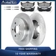 12.60" Rear Brake Rotors Pads Kit for 2005 2006 2007 - 2010 Jeep Grand Cherokee