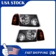 Headlight Assembly For 2001-11 Ford Ranger Halogen Set w/ Signal Lights Amber