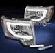 2013-2014 FORD F-150 F150 (HID VERSION) LED PROJECTOR HEADLIGHT CHROME W/DRL KIT