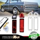 Smoked Lens LED Tail Brake Backup Reverse Light For Chevy Pickup-Truck 1967-1972