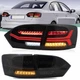 VLAND Smoked LED Tail Lights For Volkswagen Jetta MK6 2012-2014 w/Sequential