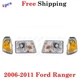 For 2001-2011 Ford Ranger Headlight + Turn Signal Lamp Assembly Front Set of 4