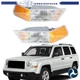 Pair Left+Right Turn Signal Lights Corner Lamps For Jeep Patriot 2007-2014