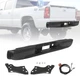 Rear Step Bumper For Chevy Silverado For GMC Sierra 1500 1999-2007 Black