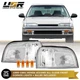 All Clear Corner Lights (L+R) Pair For 1990-1991 Honda Accord All Models