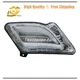 For Volvo 2011-13 S60 V60 Front LH Bumper LED DRL Daytime Running Light Fog Lamp