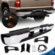 Chrome Rear Bumper For 1999-2007 Chevy Silverado GMC Sierra 1500 2500