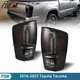 2016-2023 Tail Lights Smoke LED Tube For Toyota Tacoma DRL Rear Brake Lamps L &R