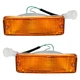 DEPO Driver & Passenger Side Turn Signal Light Set For 1984-1989 Toyota 4Runner