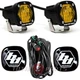 Baja Designs&reg; S1 LED Lights Pair Amber Wide Cornering, Rock Guards, Wire Harness