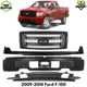 Front Bumper Primed Steel & Grille Assembly Kit For 2009-2014 Ford F-150