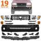 Front Bumper Textured & Headlight Kit Set of 19 For 1998-2000 Toyota Tacoma
