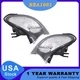Fits BMW 2002-2005 E46 4D/5D Sedan 325i Pair White Corner Light Turn Signal Lamp