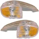 Set of 2 Corner Lights Lamps  Left-and-Right Left & Right for Ford Explorer Pair