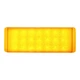 United Pacific FPL4101A 1941 Ford Flush LED Amber Parking Light Lens - 1 Unit