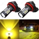 2x High Power 3000K Gold Yellow LED Fog Light Bulbs For Toyota Corolla 2009-2016