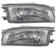 For 97-01 Mirage Sedan 4-Door Headlight Headlamp Head Light Lamp w/Bulb SET PAIR