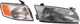 CAMRY 97-99 HEAD LAMP RH Assembly Halogen 2-pc Kit with Corner Light