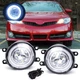 Pair LED Fog Light For 2012-2014 Toyota Camry SE XSE Front Bumper Lamps w/Wiring