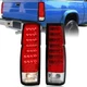 Left+Right LED Tail Lights Lamps For Nissan D21 Hardbody Pickup 1986-1997