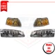 Corner Lights and Headlights set of 4 pc for 1996-1997 Ford Thunderbird LX