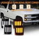 Full LED 4PCS Clear Corner Side Marker Lights For Chevy C/K 1500 2500 1994-99