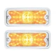 United Pacific 111109 LED Parking Light w/ SS Trim 1973-80 Chevy/GMC - Pack of 2