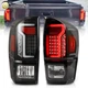 Black Clear LED Tail Lights For 2016-2022 Toyota Tacoma Rear Brake Lamps LH+RH 