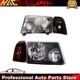 Headlight and Signal Light Set For 2001-2011 Ford Ranger Halogen Clear Lens Headlight and Signal Light Set For 2001-2011 Ford Ranger Halogen Clear Lens