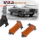 Lower Corner Parking Signal Light LH & RH Pair for 1970 Chevy Chevelle El Camino