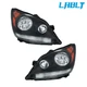 LABLT Right&Left Side Black Halogen Headlight Assy For 2005-2010 Honda Odyssey